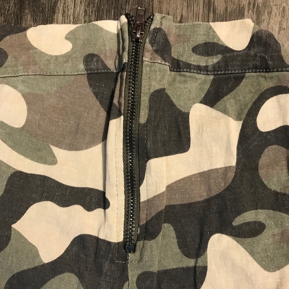 Camo Camouflage Lace Up Pants - Picture 8 of 8